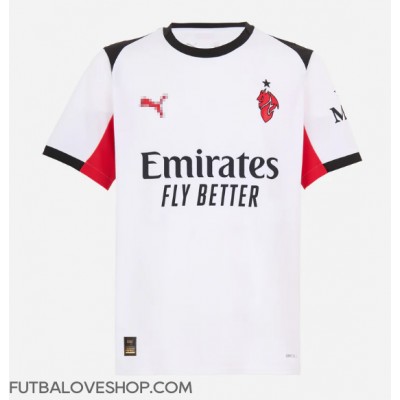 Dres AC Milan Youssouf Fofana #19 Preč 2025-26 Krátky Rukáv Dres AC Milan Youssouf Fofana #19 Preč 2025-26 Krátky Rukáv